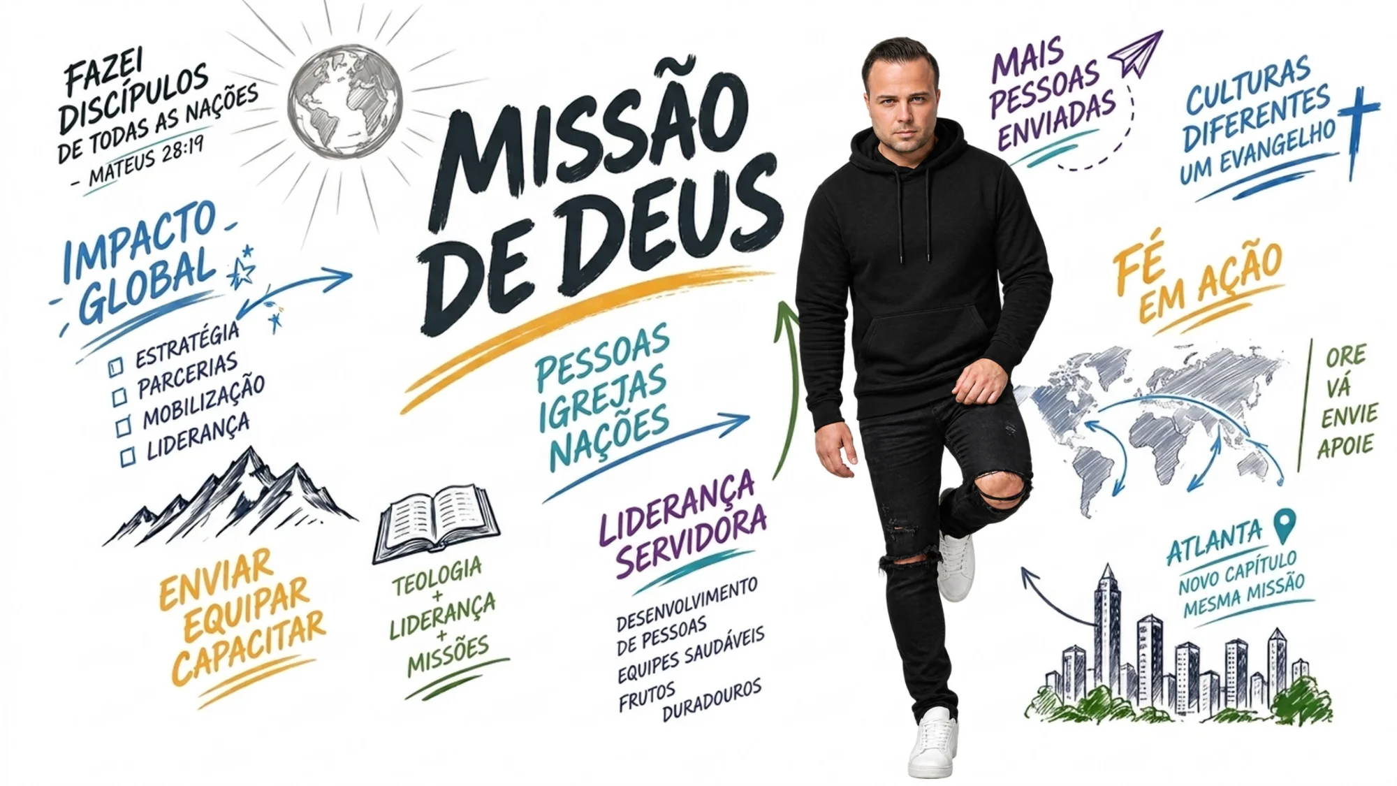 Ilustração Missão de Deus com André Rocha